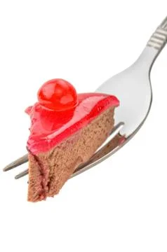 Slice of cake Foto stock