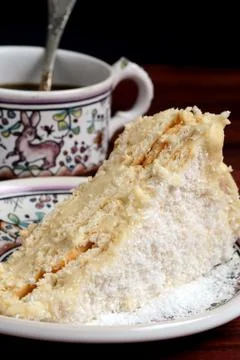 Slice of cake Stock Photos