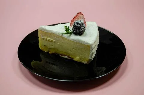 Slice of cake Stock Photos