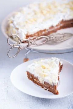 A slice of carrot cake Stock Photos