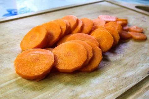 Slice carrot Stock Photos