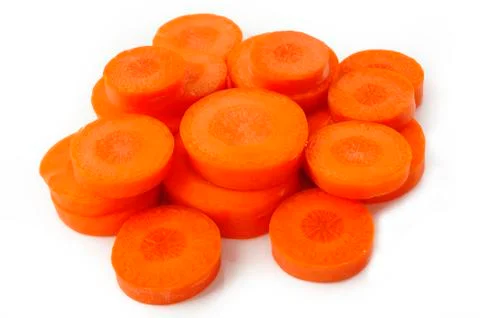 Slice carrot Stock Photos