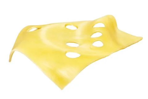 Slice of cheese isolated Stock Photos