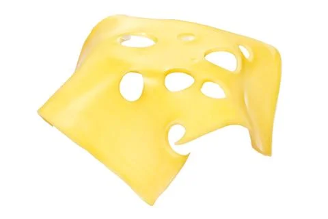 Slice of cheese isolated Stock Photos