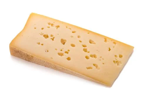 Slice of cheese Stock Photos