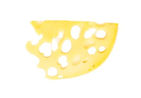 Slice of cheese Stock Photos