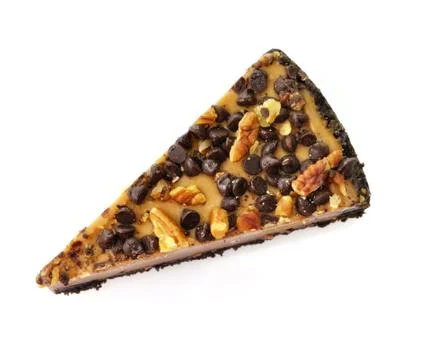 Slice of cheesecake Stock Photos