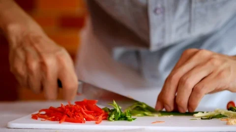 Slice Chilli Stock Footage 73899715