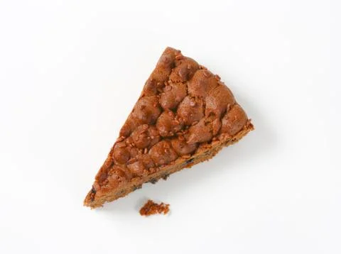 Slice of chocolate cake Stock Photos