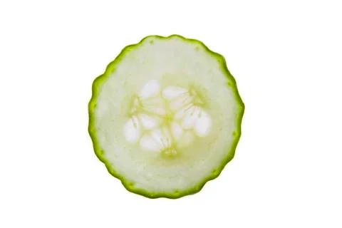 Slice cucumber Stock Photos