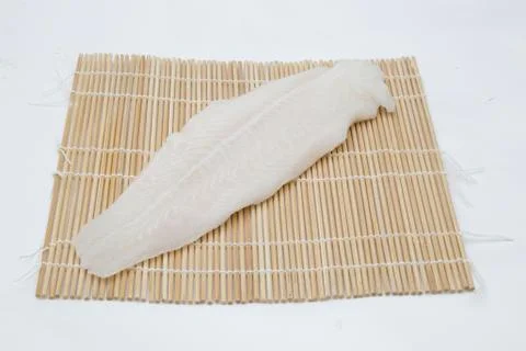 A slice of dolly fish meat. Stock Photos