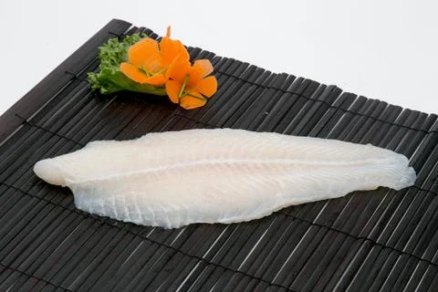 A slice of dolly fish meat. Stock Photos