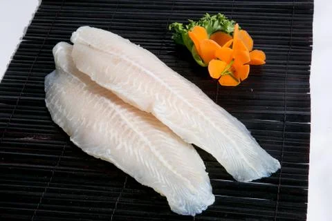 A slice of dolly fish meat. Stock Photos