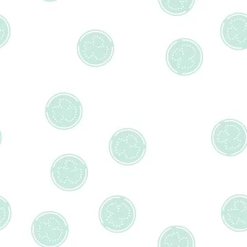 Slice eggplant glyph seamless pattern Stock Illustration