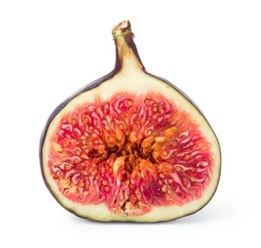 Slice of figs Stock Photos
