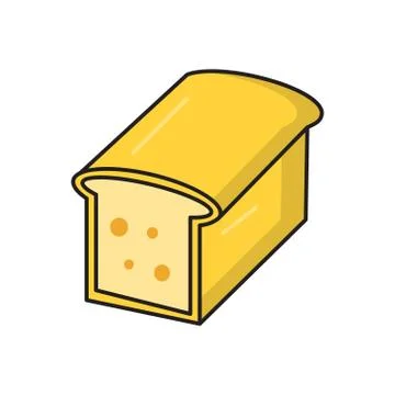 Slice flat color icon イラスト素材