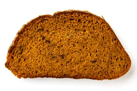 Slice of fresh bread Stock Photos