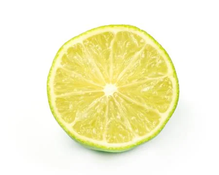 Slice of fresh lime Stock-Fotos