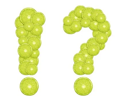 Slice of fresh lime Stock Photos