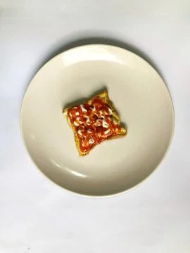 Slice of freshly baked bread Foto stock