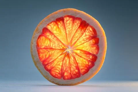 Slice of grapefruit Фото