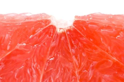 Slice of grapfuit Stock Photos