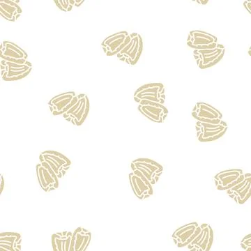 Slice green pepper glyph seamless pattern 스톡 일러스트