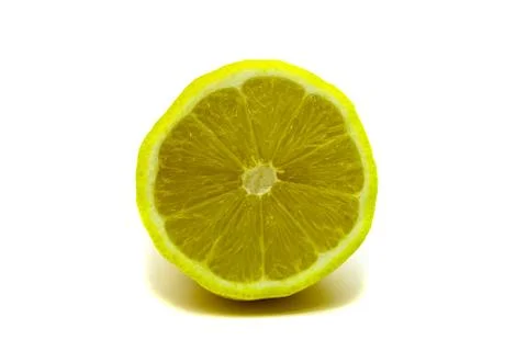 Slice of half a lemon Stock-Fotos