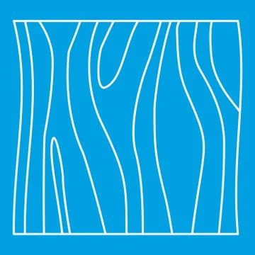 Slice of ham icon outline Stock Illustration