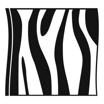 Slice of ham icon simple Stock Illustration