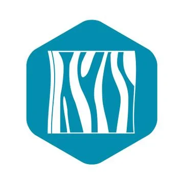 Slice of ham icon simple Stock Illustration