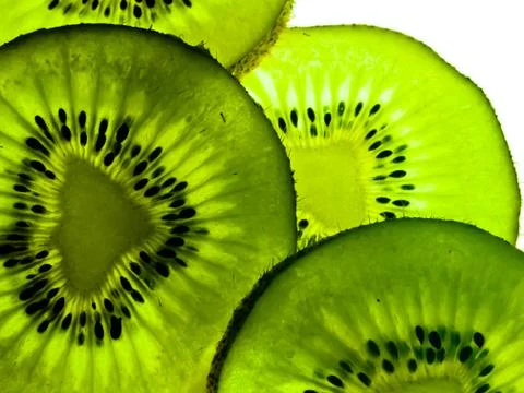 Slice kiwi3 Stock Photos