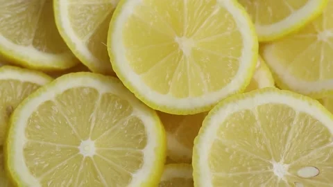 Slice lemon Video stock 171160489