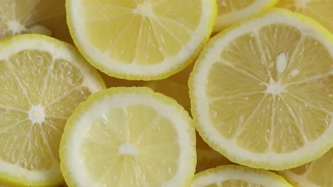 Slice lemon fruit Stock Footage 171160513