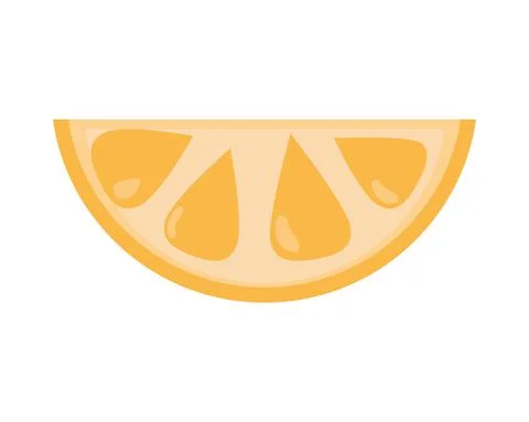 Slice lemon icon Stock Illustration