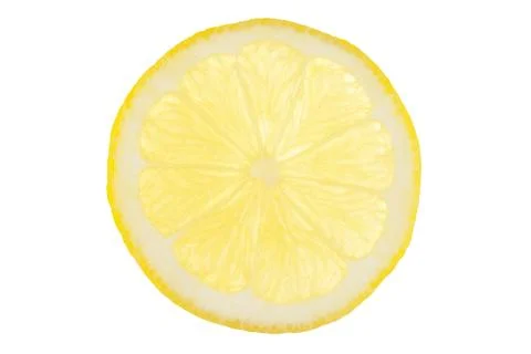 Slice of lemon Stock Photos