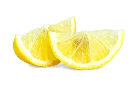 Slice of lemon Stock Photos