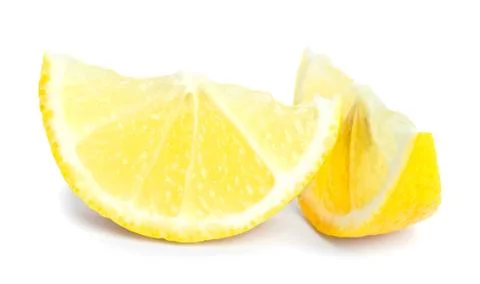 Slice of lemon Stock Photos