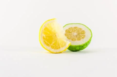 Slice of lemons Stock Photos
