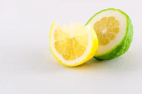 Slice of lemons Stock Photos