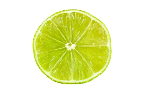 Slice of lime Stock Photos
