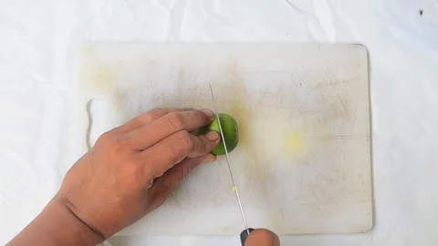 Slice local lemon Stock Footage 120427872