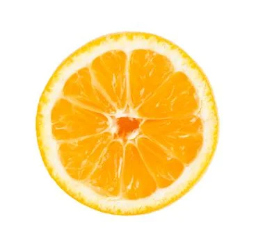 Slice of mandarin Stock Photos