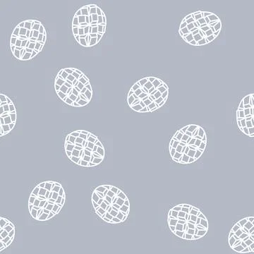 Slice mango cube line seamless pattern Illustrazione stock