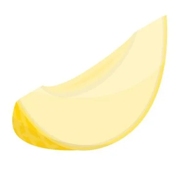 Slice of melon icon, isometric style Stock Illustration