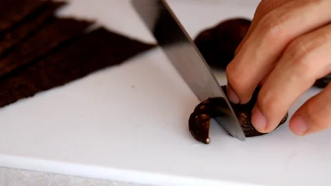 Slice Mushroom Stock Footage 73672953