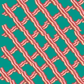 Slice of mutton pattern Stock Illustration