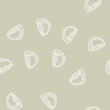 Slice orange cut line seamless pattern 스톡 일러스트