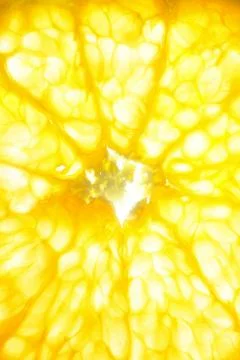 Slice of orange. isolated on white. Stock Photos