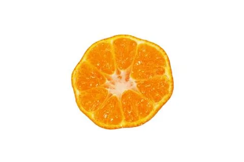 Slice of orange Stock Photos